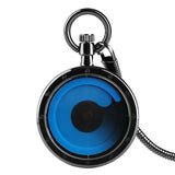 Blue Swirl Clock