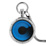 Blue Swirl Clock