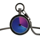 Blue Swirl Clock