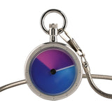 Blue Swirl Clock